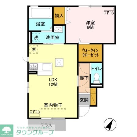 アンジュの物件間取画像